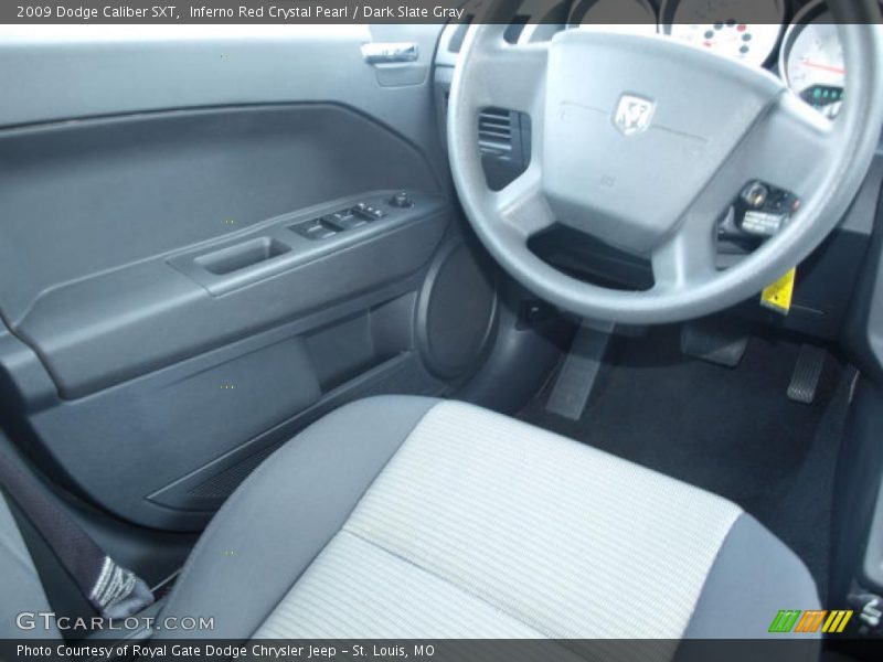 Inferno Red Crystal Pearl / Dark Slate Gray 2009 Dodge Caliber SXT