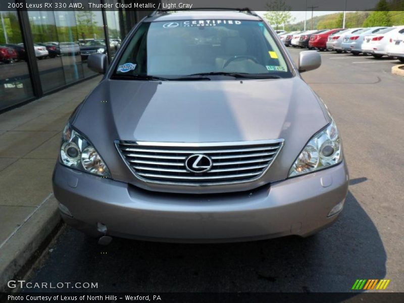 Thunder Cloud Metallic / Light Gray 2005 Lexus RX 330 AWD