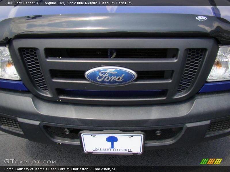 Sonic Blue Metallic / Medium Dark Flint 2006 Ford Ranger XLT Regular Cab