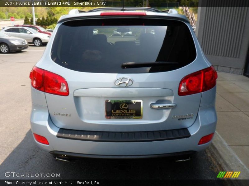 Silver Blue / Gray 2007 Hyundai Santa Fe Limited 4WD