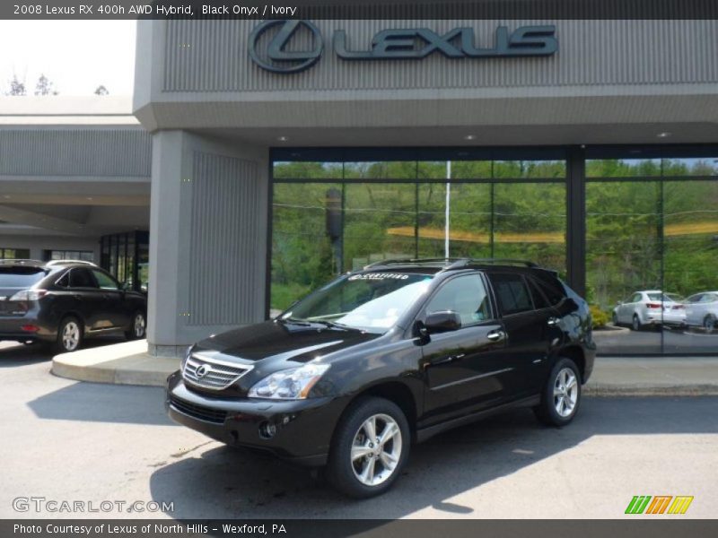 Black Onyx / Ivory 2008 Lexus RX 400h AWD Hybrid