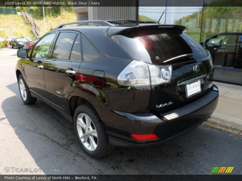 Black Onyx / Ivory 2008 Lexus RX 400h AWD Hybrid