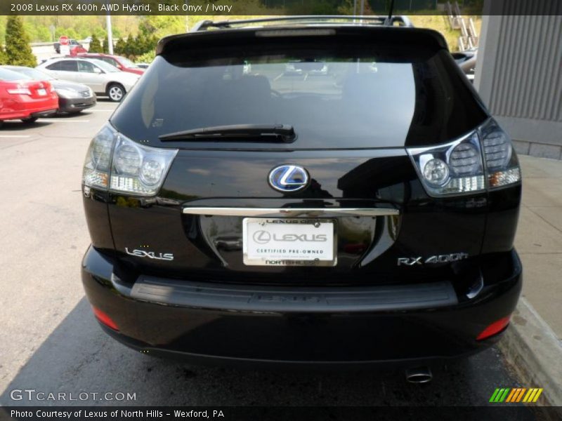 Black Onyx / Ivory 2008 Lexus RX 400h AWD Hybrid