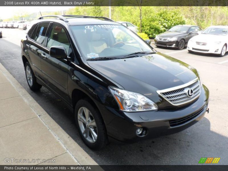 Black Onyx / Ivory 2008 Lexus RX 400h AWD Hybrid