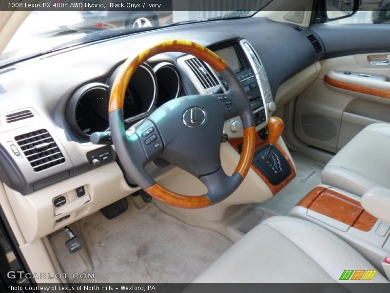 Black Onyx / Ivory 2008 Lexus RX 400h AWD Hybrid