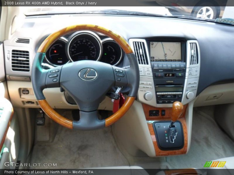 Black Onyx / Ivory 2008 Lexus RX 400h AWD Hybrid