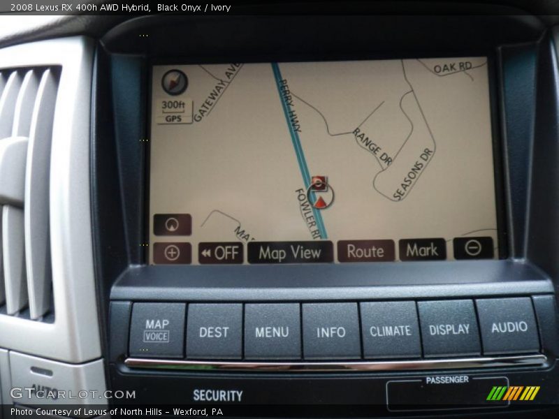 Black Onyx / Ivory 2008 Lexus RX 400h AWD Hybrid