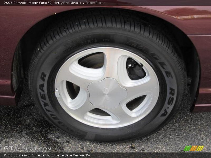 Berry Red Metallic / Ebony Black 2003 Chevrolet Monte Carlo SS