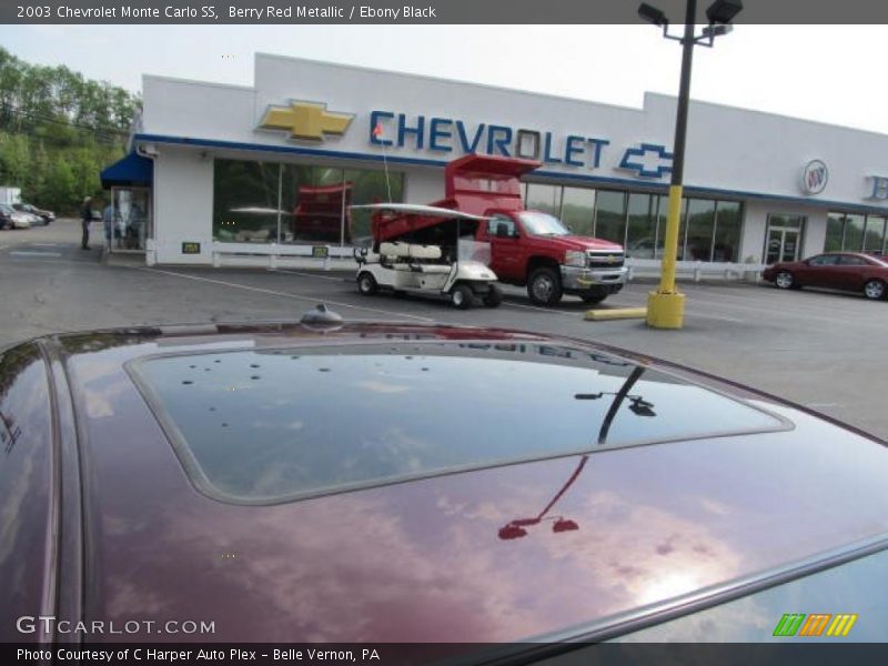 Berry Red Metallic / Ebony Black 2003 Chevrolet Monte Carlo SS