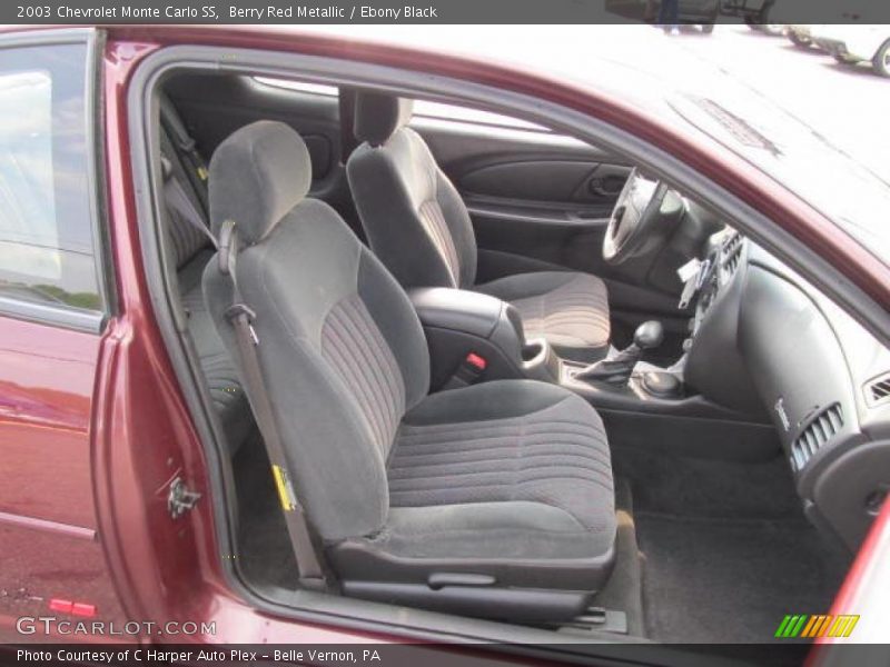 Berry Red Metallic / Ebony Black 2003 Chevrolet Monte Carlo SS