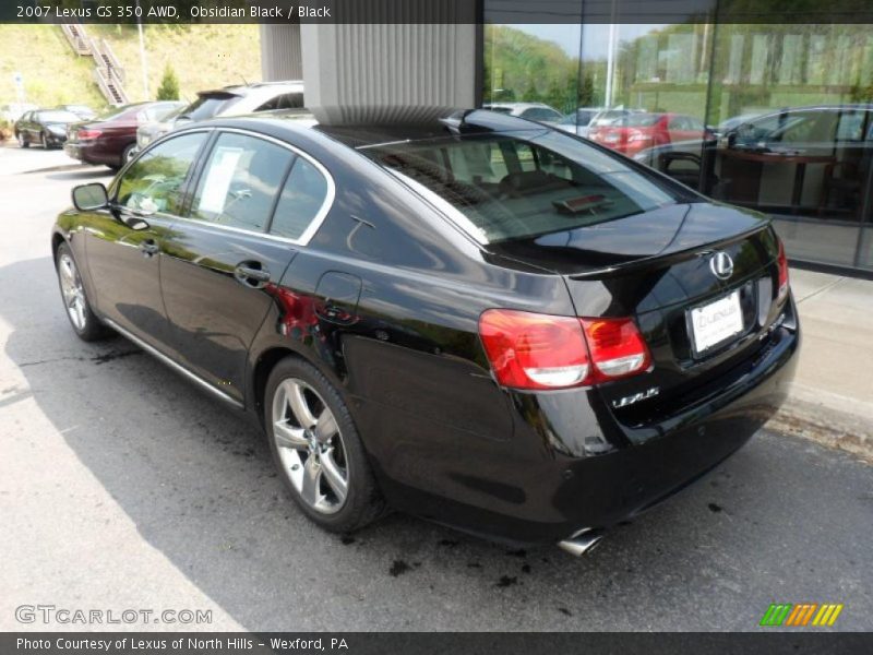 Obsidian Black / Black 2007 Lexus GS 350 AWD