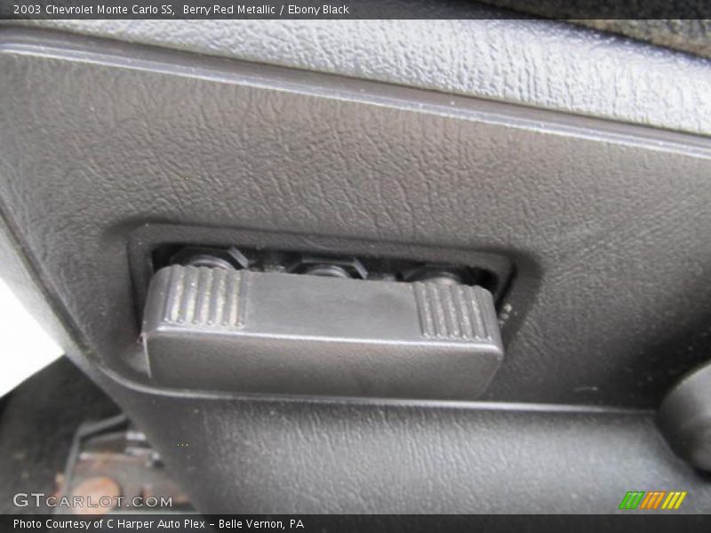 Berry Red Metallic / Ebony Black 2003 Chevrolet Monte Carlo SS