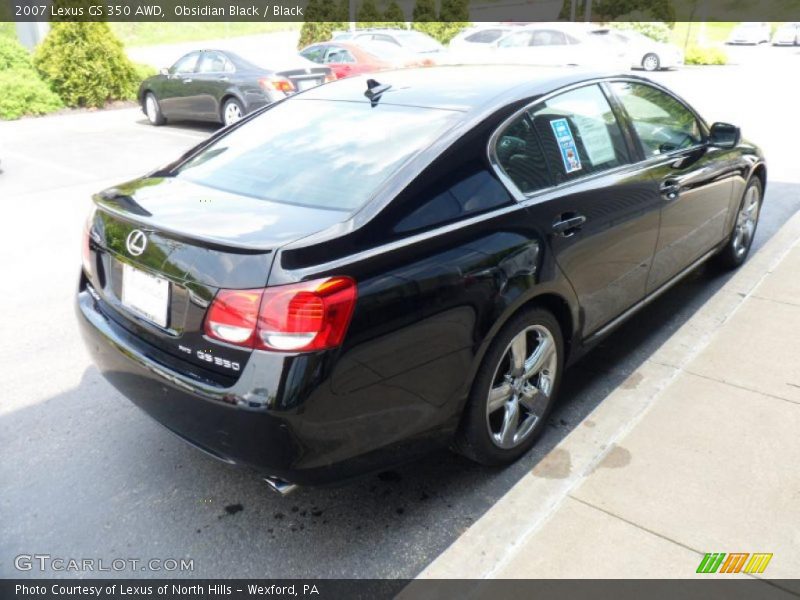 Obsidian Black / Black 2007 Lexus GS 350 AWD