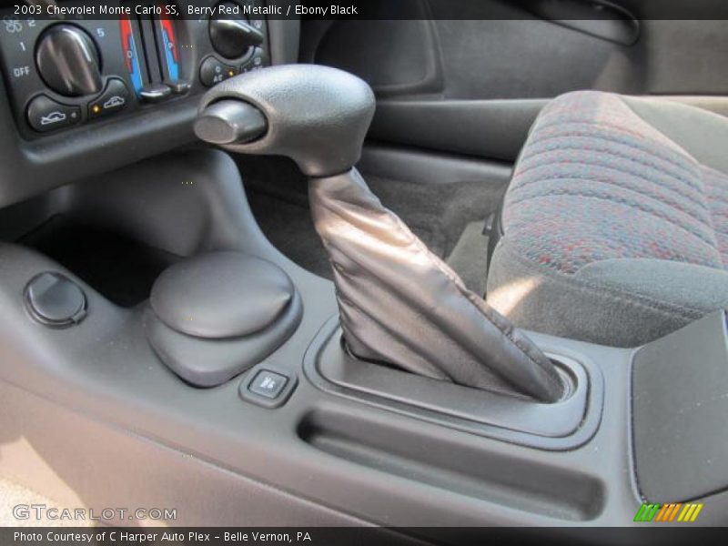 Berry Red Metallic / Ebony Black 2003 Chevrolet Monte Carlo SS