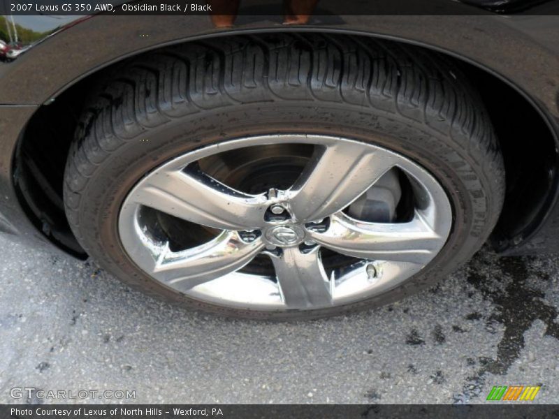 Obsidian Black / Black 2007 Lexus GS 350 AWD