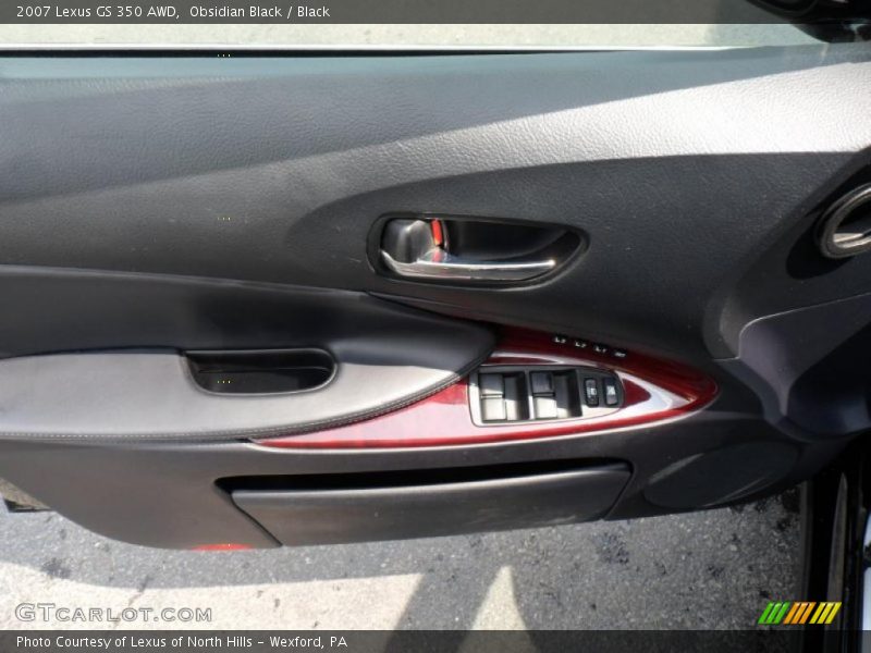 Obsidian Black / Black 2007 Lexus GS 350 AWD
