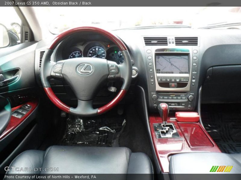 Obsidian Black / Black 2007 Lexus GS 350 AWD