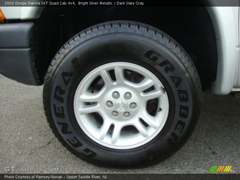  2003 Dakota SXT Quad Cab 4x4 Wheel