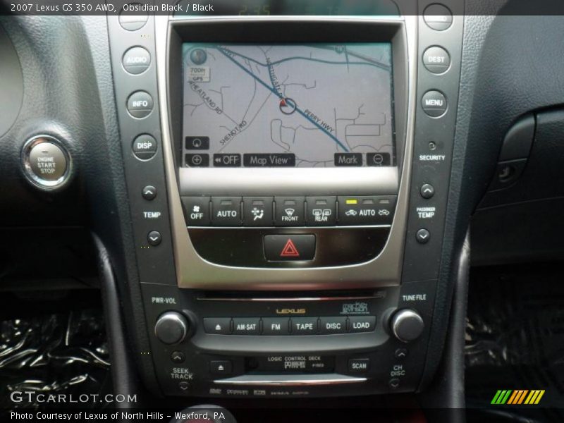 Obsidian Black / Black 2007 Lexus GS 350 AWD