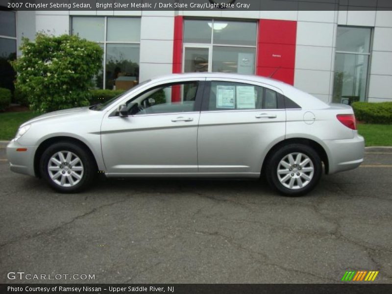 Bright Silver Metallic / Dark Slate Gray/Light Slate Gray 2007 Chrysler Sebring Sedan