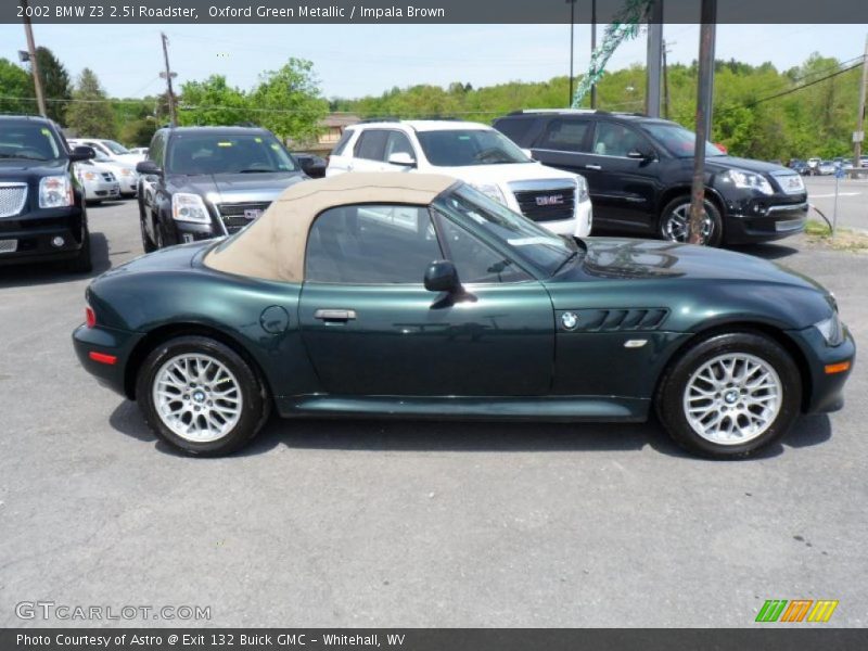  2002 Z3 2.5i Roadster Oxford Green Metallic