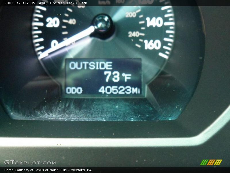 Obsidian Black / Black 2007 Lexus GS 350 AWD