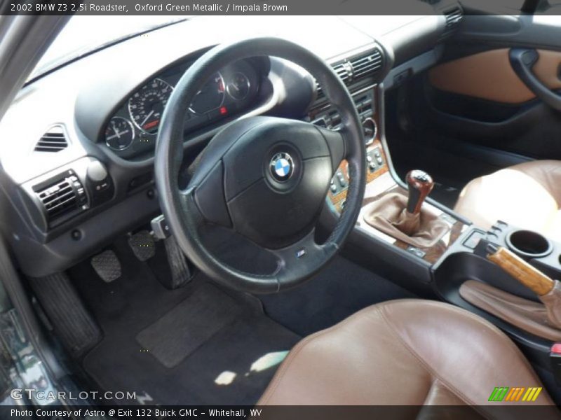 Impala Brown Interior - 2002 Z3 2.5i Roadster 