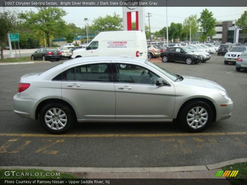 Bright Silver Metallic / Dark Slate Gray/Light Slate Gray 2007 Chrysler Sebring Sedan