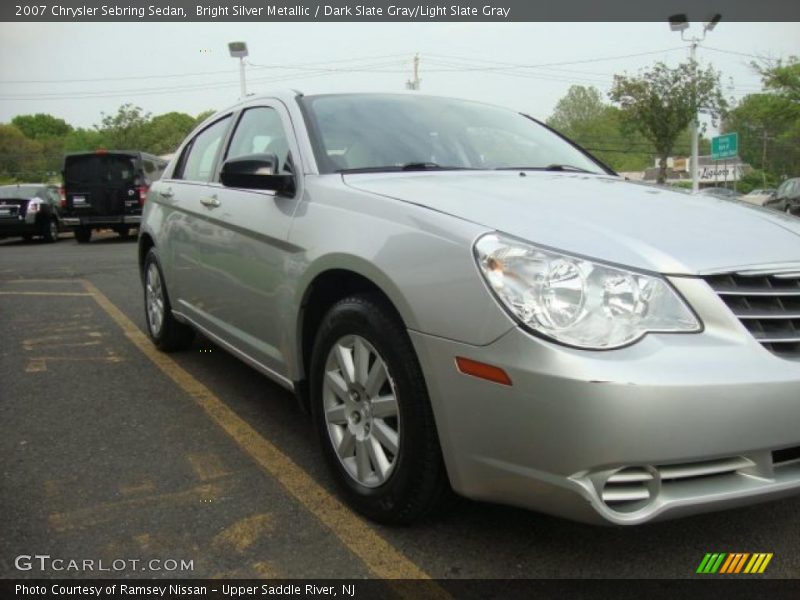 Bright Silver Metallic / Dark Slate Gray/Light Slate Gray 2007 Chrysler Sebring Sedan