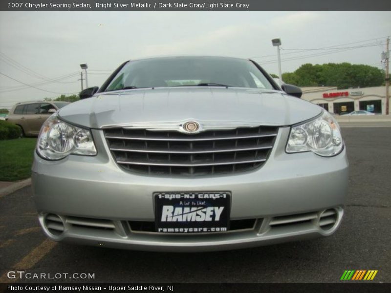 Bright Silver Metallic / Dark Slate Gray/Light Slate Gray 2007 Chrysler Sebring Sedan
