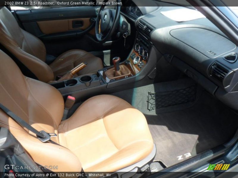  2002 Z3 2.5i Roadster Impala Brown Interior