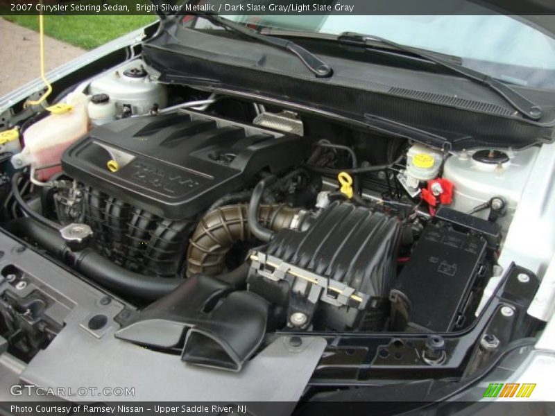 Bright Silver Metallic / Dark Slate Gray/Light Slate Gray 2007 Chrysler Sebring Sedan