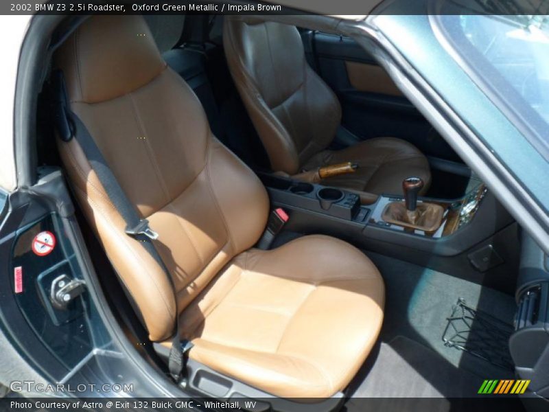  2002 Z3 2.5i Roadster Impala Brown Interior