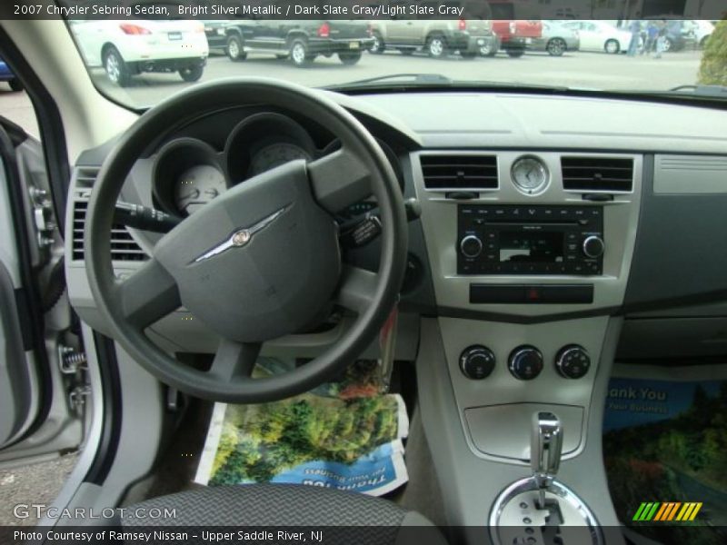 Bright Silver Metallic / Dark Slate Gray/Light Slate Gray 2007 Chrysler Sebring Sedan