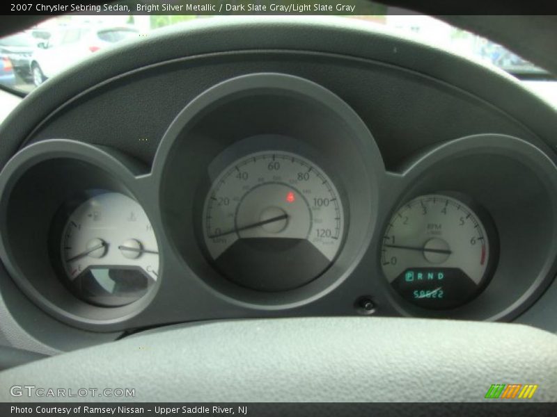 Bright Silver Metallic / Dark Slate Gray/Light Slate Gray 2007 Chrysler Sebring Sedan