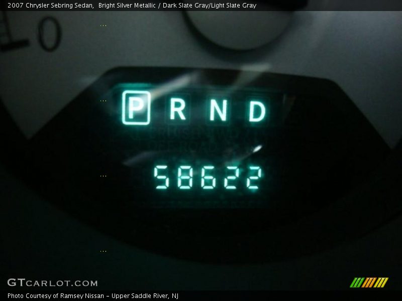Bright Silver Metallic / Dark Slate Gray/Light Slate Gray 2007 Chrysler Sebring Sedan