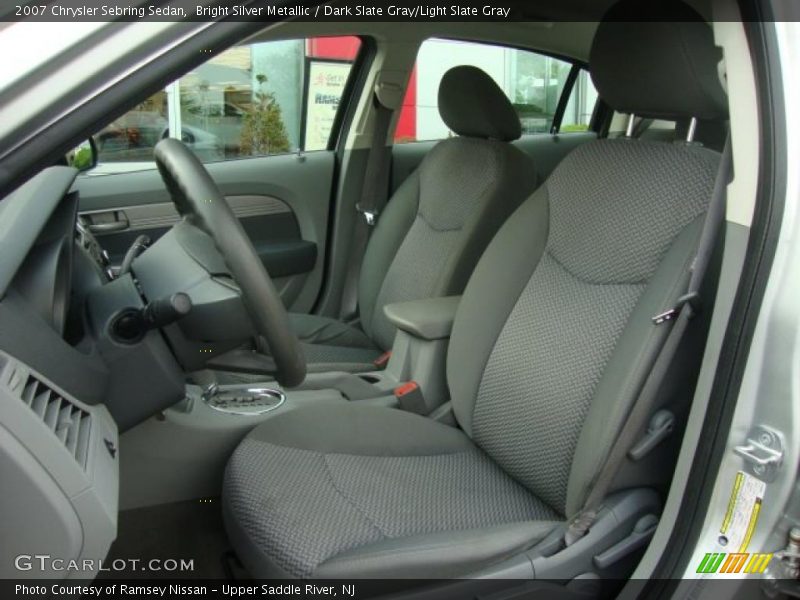 Bright Silver Metallic / Dark Slate Gray/Light Slate Gray 2007 Chrysler Sebring Sedan