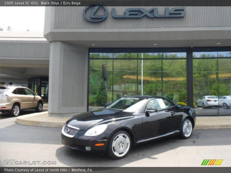 Black Onyx / Ecru Beige 2005 Lexus SC 430