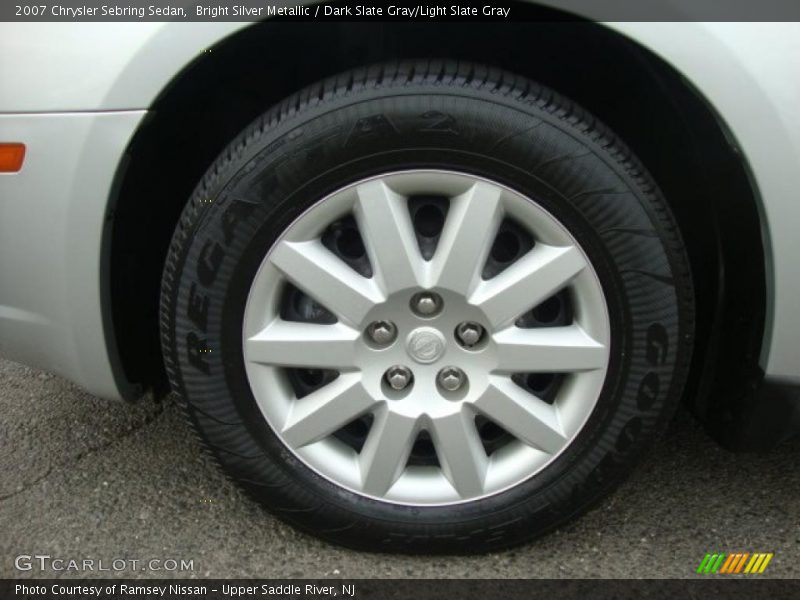 Bright Silver Metallic / Dark Slate Gray/Light Slate Gray 2007 Chrysler Sebring Sedan