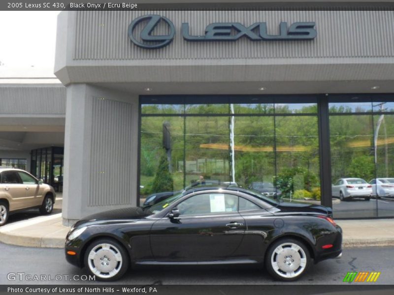 Black Onyx / Ecru Beige 2005 Lexus SC 430
