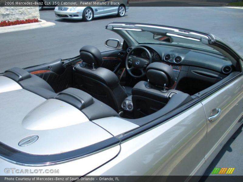 Pewter Metallic / Black 2006 Mercedes-Benz CLK 350 Cabriolet