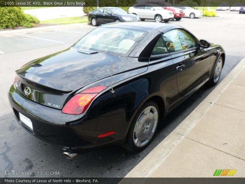 Black Onyx / Ecru Beige 2005 Lexus SC 430