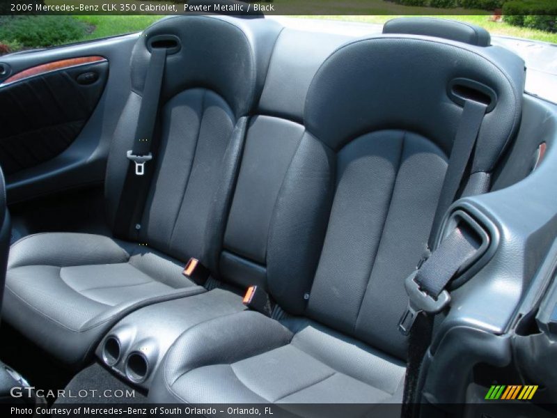 Pewter Metallic / Black 2006 Mercedes-Benz CLK 350 Cabriolet