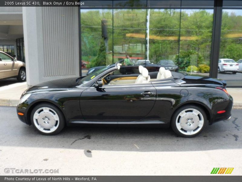 Black Onyx / Ecru Beige 2005 Lexus SC 430