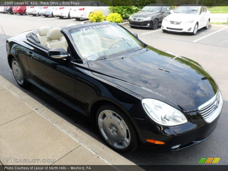 Black Onyx / Ecru Beige 2005 Lexus SC 430