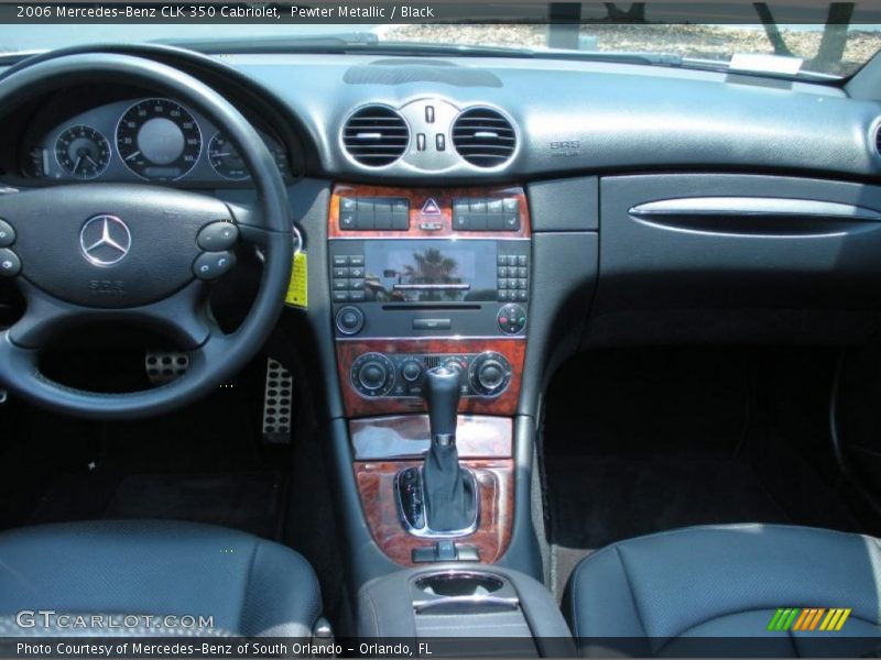Pewter Metallic / Black 2006 Mercedes-Benz CLK 350 Cabriolet