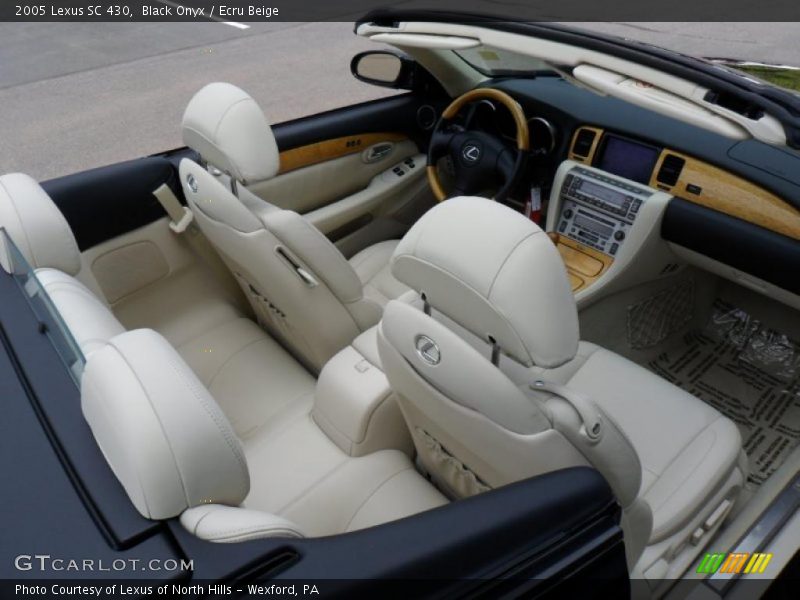 Black Onyx / Ecru Beige 2005 Lexus SC 430