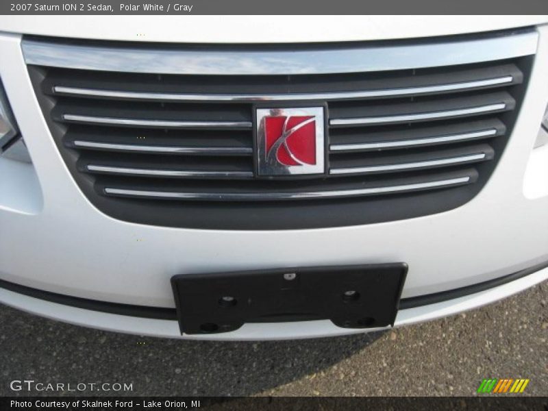 Polar White / Gray 2007 Saturn ION 2 Sedan