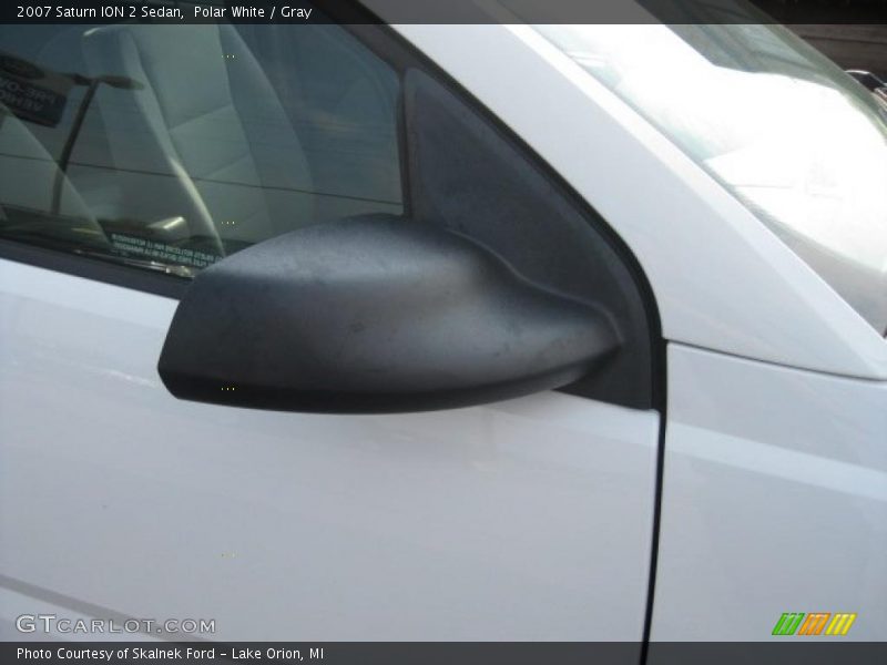 Polar White / Gray 2007 Saturn ION 2 Sedan