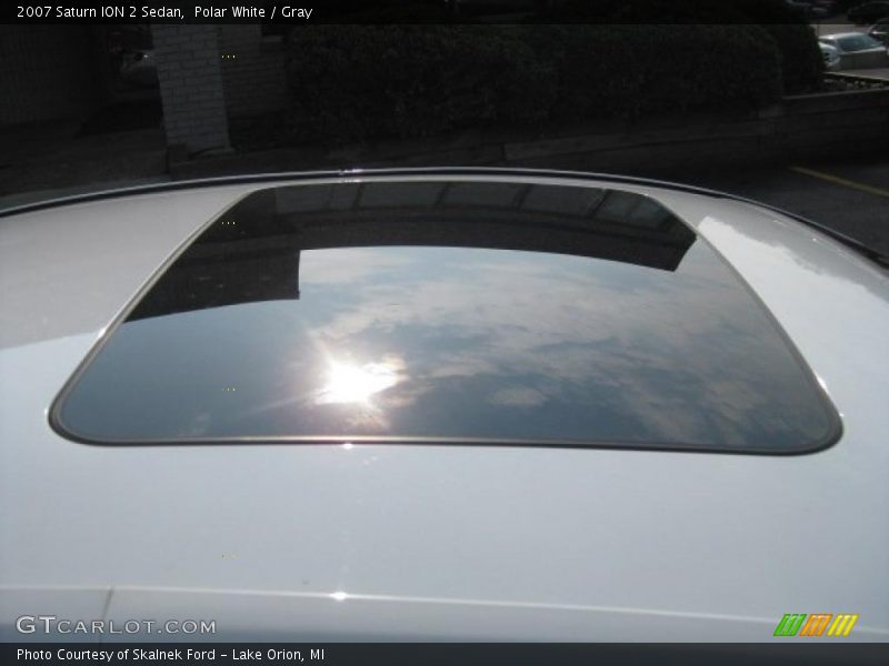 Polar White / Gray 2007 Saturn ION 2 Sedan